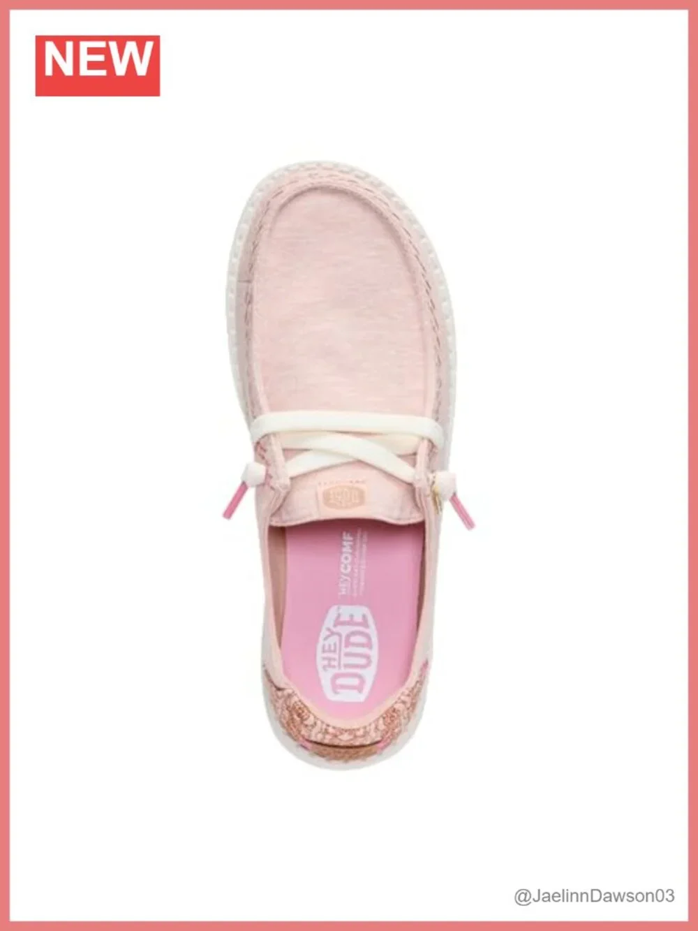 HEYDUDE Wendy Break Surf Jersey Women's Slip-On Loafer